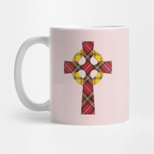 Celtic Tartan Cross (Front Version) Mug